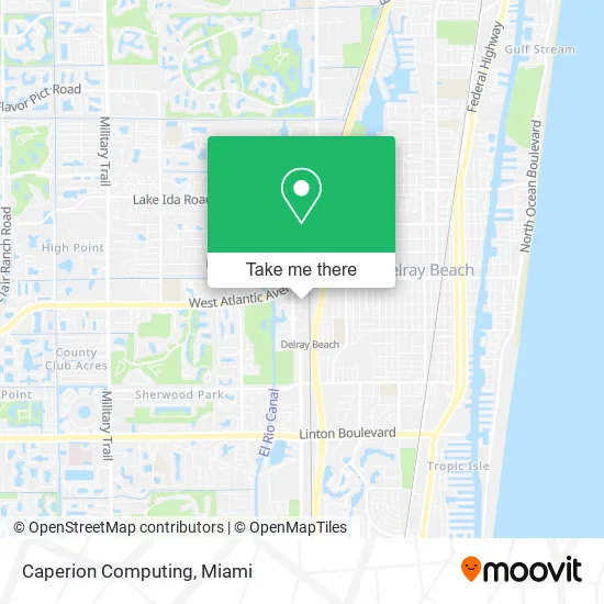 Caperion Computing map