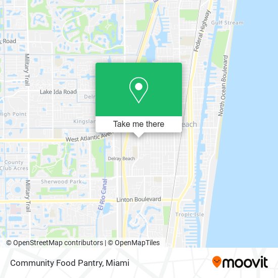 Mapa de Community Food Pantry