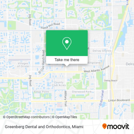 Greenberg Dental and Orthodontics map
