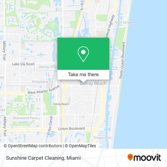 Sunshine Carpet Cleaning map