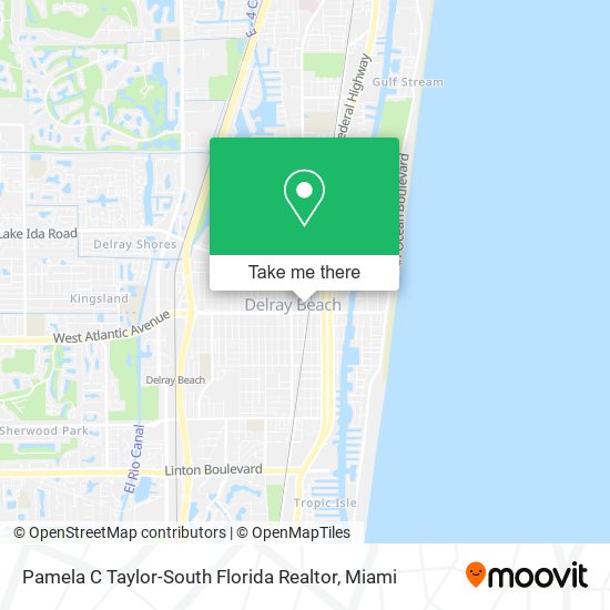 Pamela C Taylor-South Florida Realtor map
