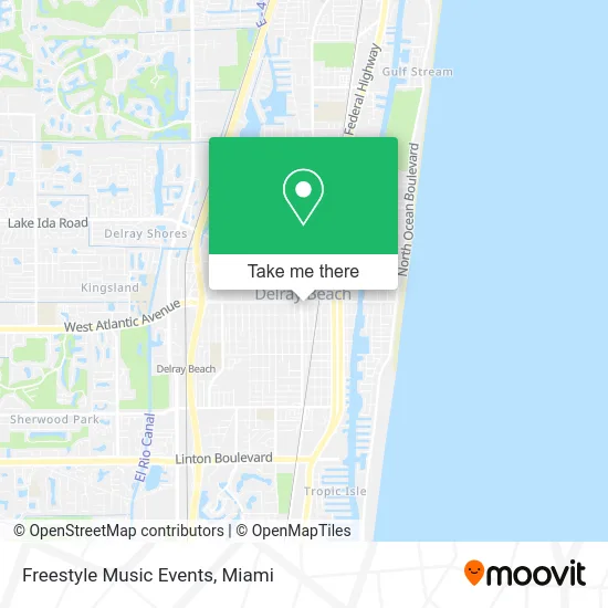 Freestyle Music Events map