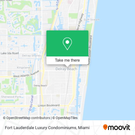 Mapa de Fort Lauderdale Luxury Condominiums