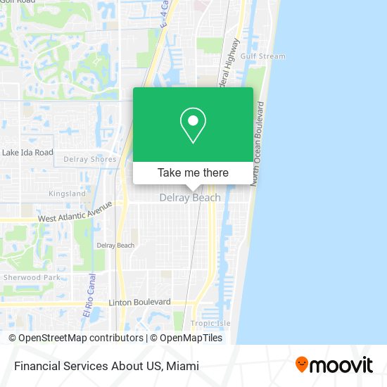 Financial Services About US map