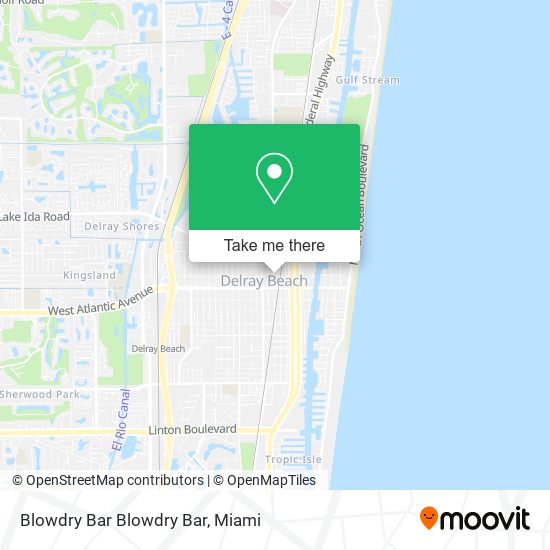 Mapa de Blowdry Bar Blowdry Bar