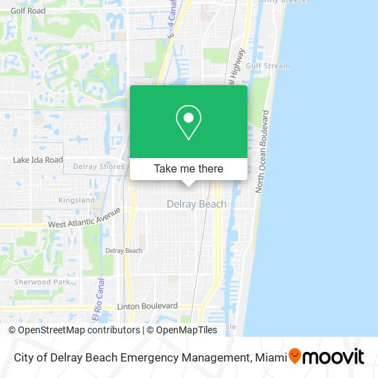 Mapa de City of Delray Beach Emergency Management