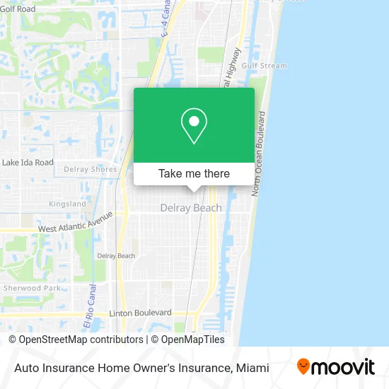 Auto Insurance Home Owner's Insurance map