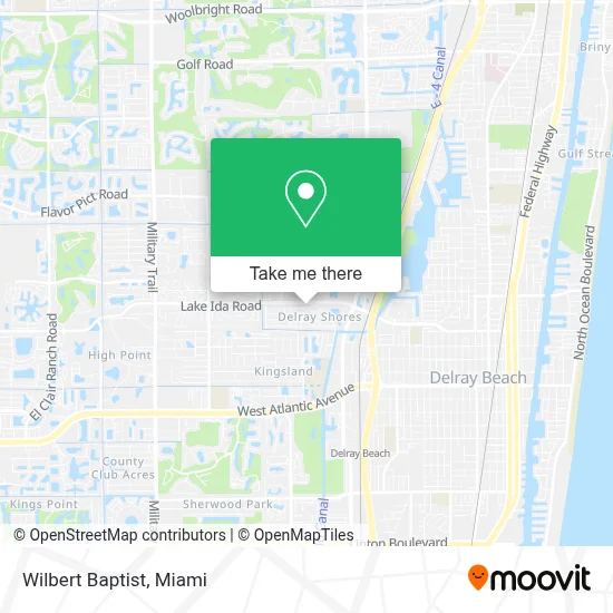 Wilbert Baptist map