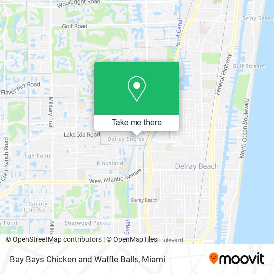 Mapa de Bay Bays Chicken and Waffle Balls