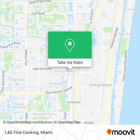 L&E Fine Cooking map