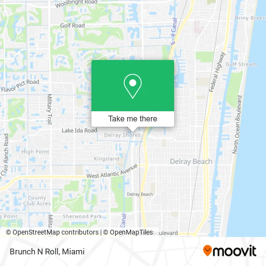 Brunch N Roll map