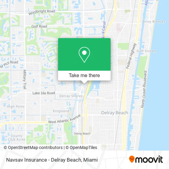 Navsav Insurance - Delray Beach map