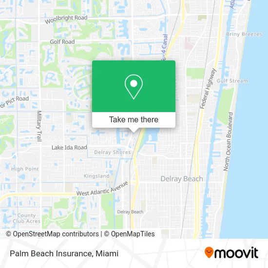 Palm Beach Insurance map