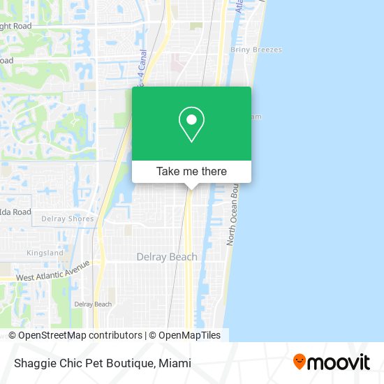 Mapa de Shaggie Chic Pet Boutique