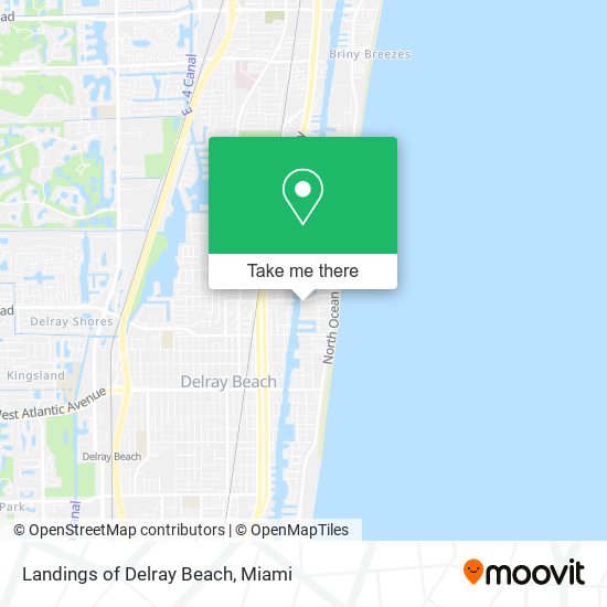 Landings of Delray Beach map