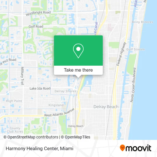 Mapa de Harmony Healing Center