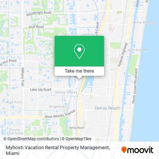 Mapa de Myhosti Vacation Rental Property Management