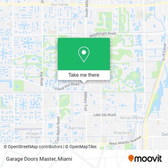 Mapa de Garage Doors Master