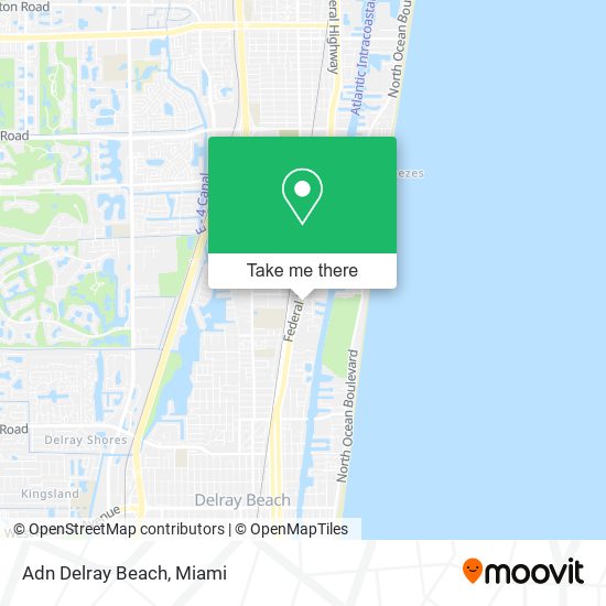 Mapa de Adn Delray Beach