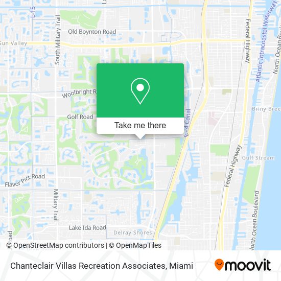 Chanteclair Villas Recreation Associates map