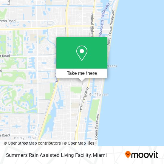 Summers Rain Assisted Living Facility map