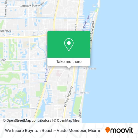 Mapa de We Insure Boynton Beach - Vaide Mondesir
