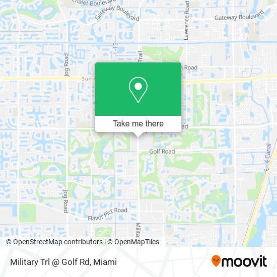 Military Trl @ Golf Rd map