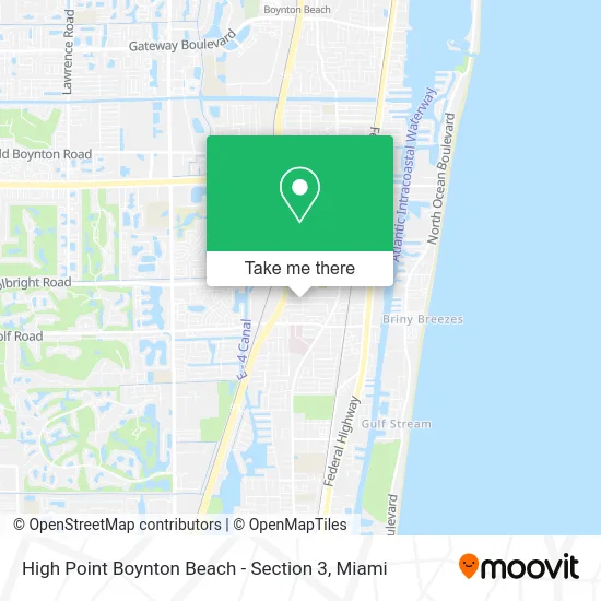 High Point Boynton Beach - Section 3 map