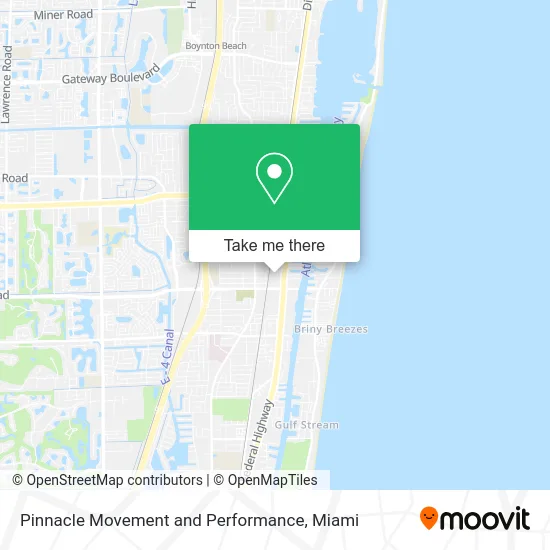 Pinnacle Movement and Performance map