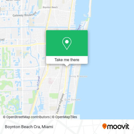 Boynton Beach Cra map