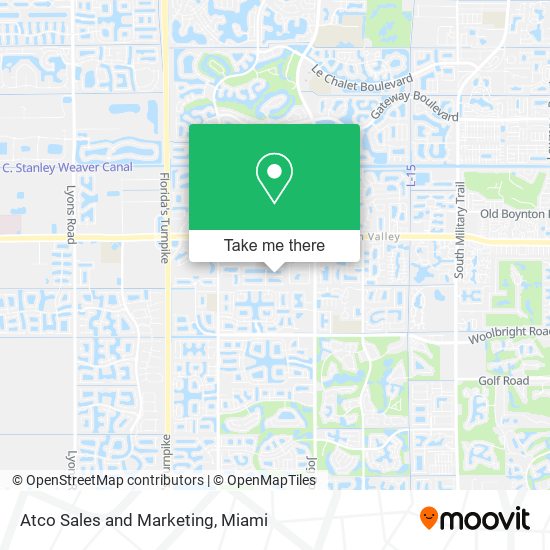 Atco Sales and Marketing map