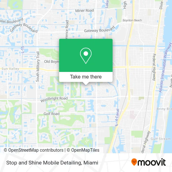 Stop and Shine Mobile Detailing map