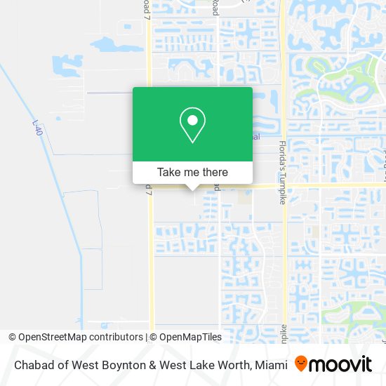Chabad of West Boynton & West Lake Worth map