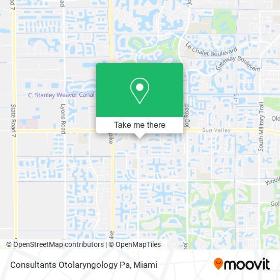 Consultants Otolaryngology Pa map