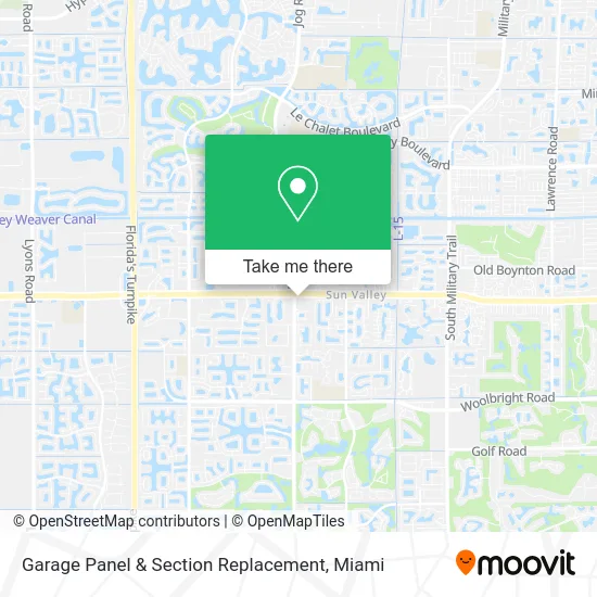 Garage Panel & Section Replacement map