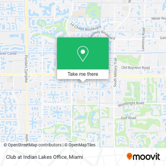 Mapa de Club at Indian Lakes Office