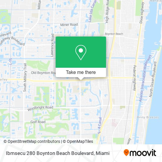 Ibmsecu 280 Boynton Beach Boulevard map