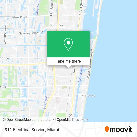 911 Electrical Service map