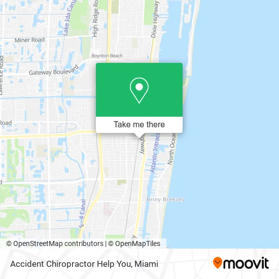 Accident Chiropractor Help You map