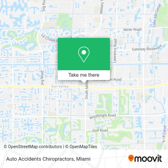 Auto Accidents Chiropractors map