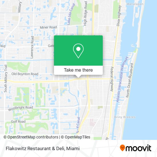Mapa de Flakowitz Restaurant & Deli