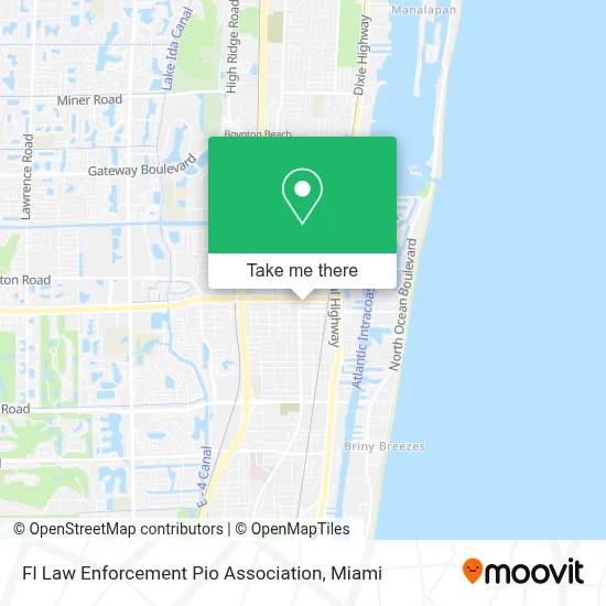 Fl Law Enforcement Pio Association map