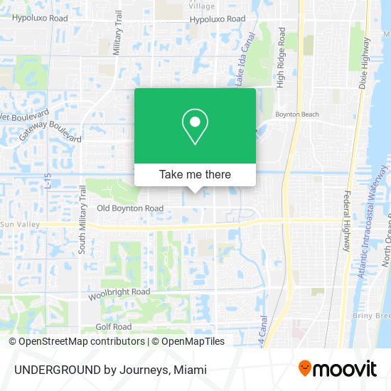 Mapa de UNDERGROUND by Journeys