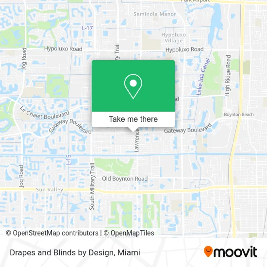 Drapes and Blinds by Design map