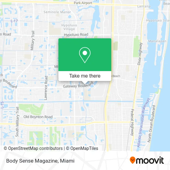 Body Sense Magazine map