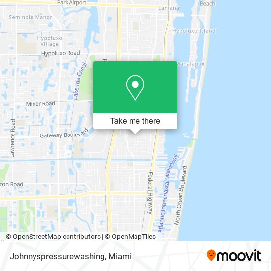 Johnnyspressurewashing map