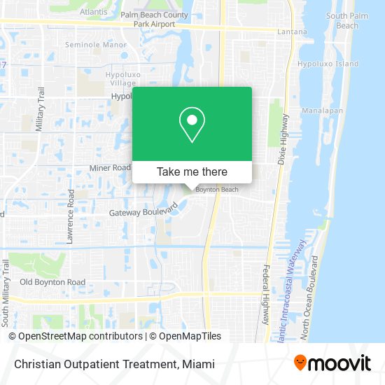 Mapa de Christian Outpatient Treatment