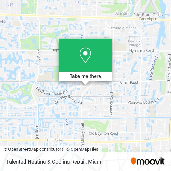 Talented Heating & Cooling Repair map