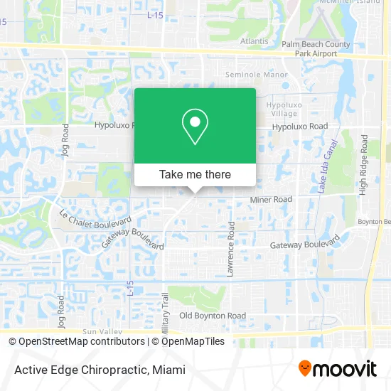 Active Edge Chiropractic map