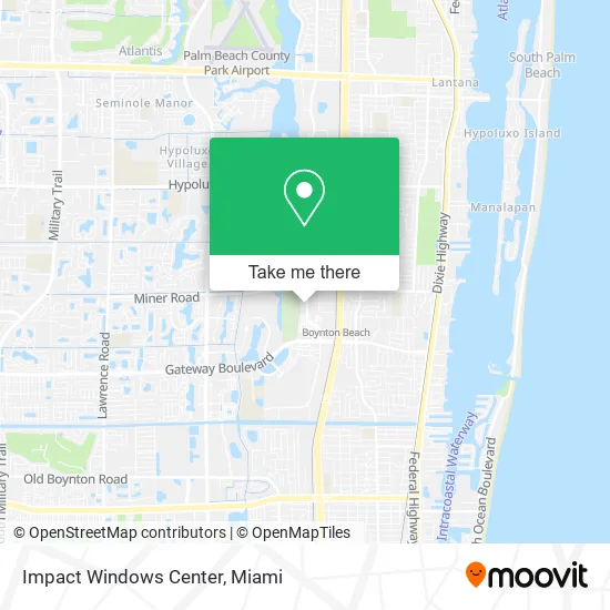 Impact Windows Center map